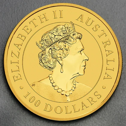 Kopfseite Australian Nugget 2019 Goldunze
