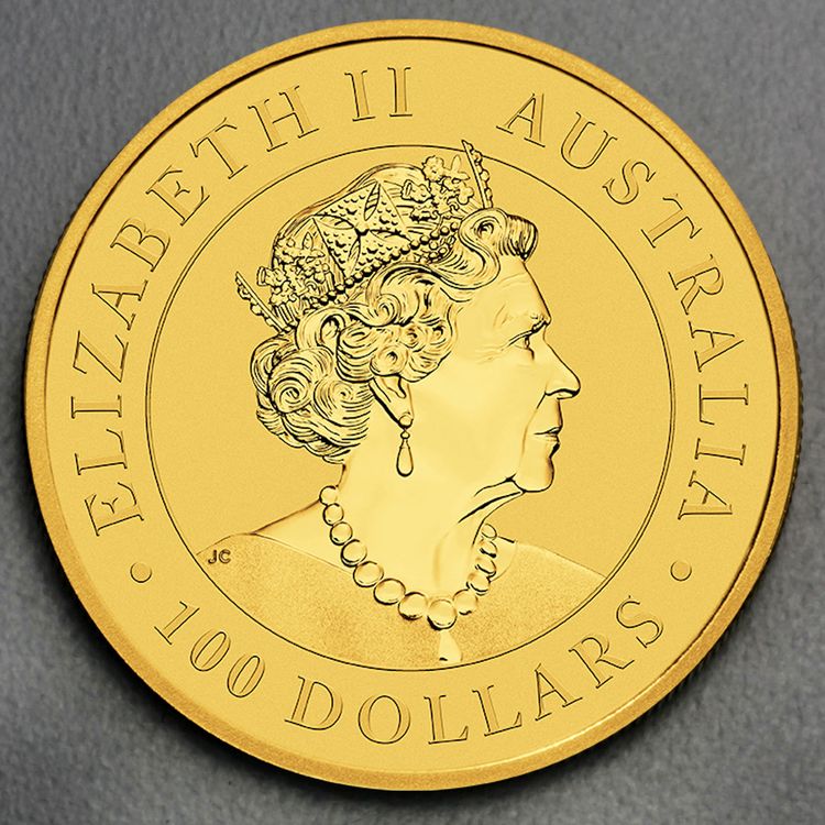 Kopfseite Australian Nugget 2019 Goldunze