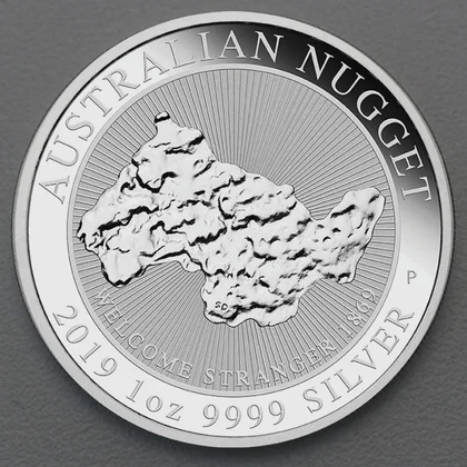 Australian Nugget Silbermünze 2019