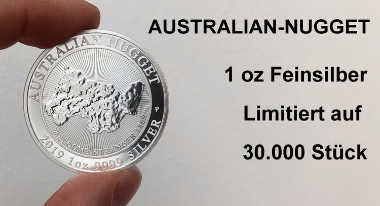 Australian Nugget Münze